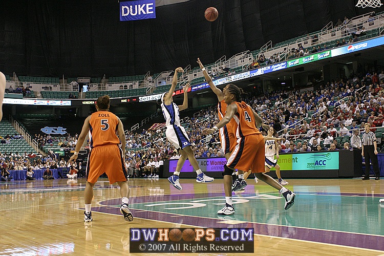 This Lindsey Harding miss was Duke's first attempt.  UVa took away Harding, but other players stepped up.