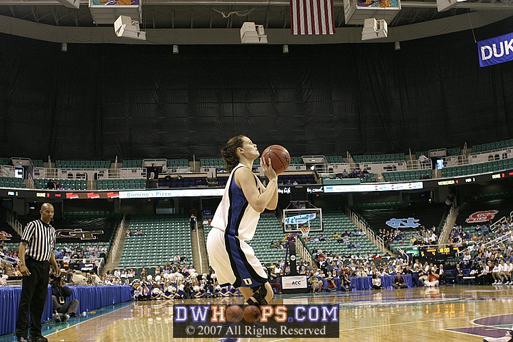 This open jumper by Alison put Duke back in front