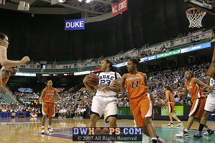 ...and Nish returns the favor by boarding Ali's miss.  And while this looks like a foul by Monica Wright...