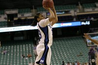 14-10, 12:52 - Wanisha's open three did not go...