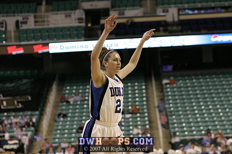 Emily Waner, after delivering the assist to her sister for three