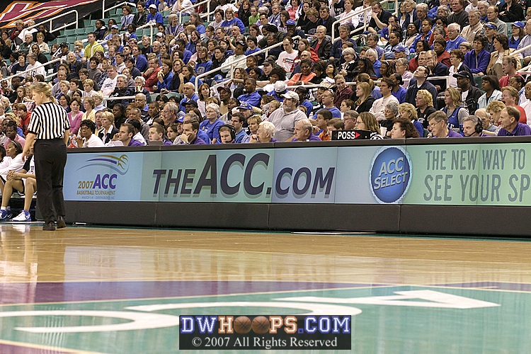 A new electronic scorers table at the Coliseum