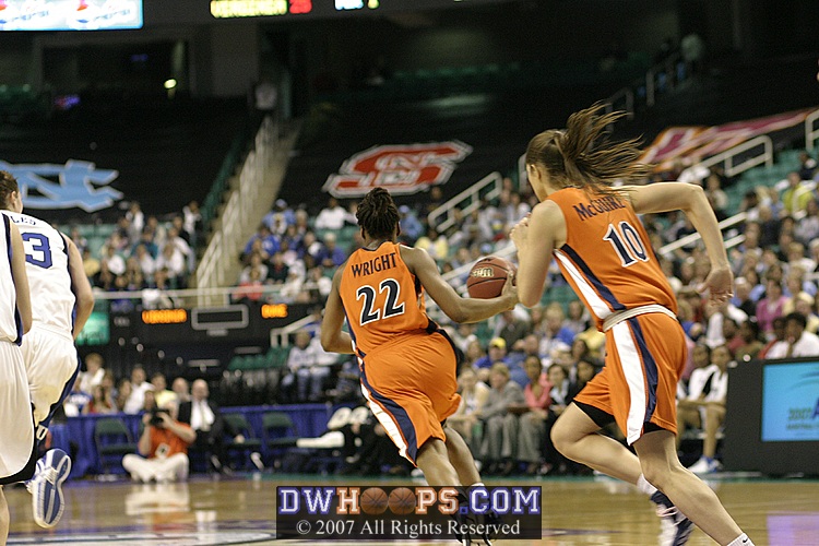 After a steal with 19 seconds remaining, Duke turned it over, but Virginia didn't get a shot.
