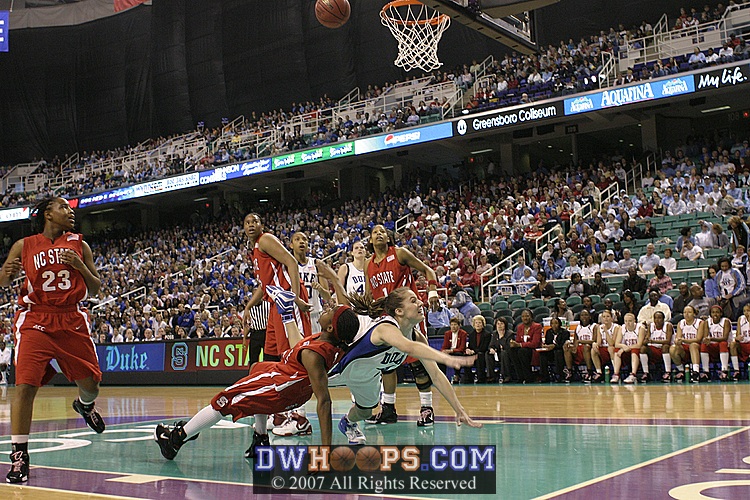 Marquette Dickens takes the charge from Abby Waner