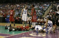 12-2, 16:37 - Aftermath of the Whittington foul