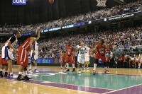 14-2, 16:37 - Bales made both free throws, and to some it looked like Duke would run away with it.