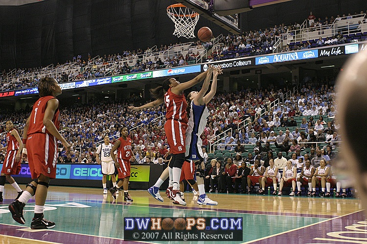 ...and then lays it in.