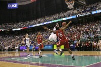  - Lindsey Harding is fouled by Ashley Key