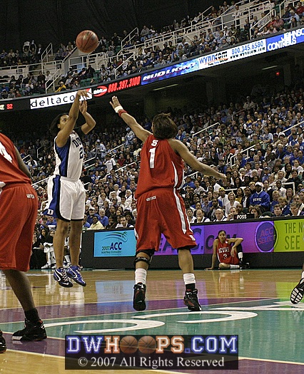 Joy Cheek took (and missed) the rare three