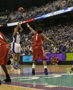 32-26, 3:18 - Joy Cheek took (and missed) the rare three