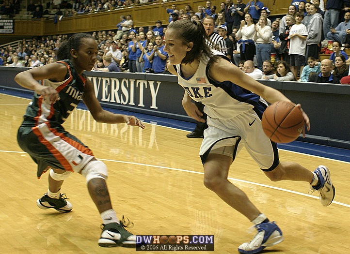 Abby Waner drives to the basket