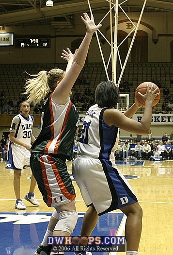 Joy Cheek fakes the pass...