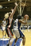 Joy Cheek fakes the pass...