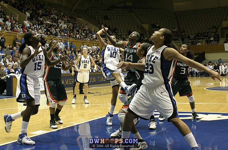 Lindsey Harding takes another high flying shot in the first half