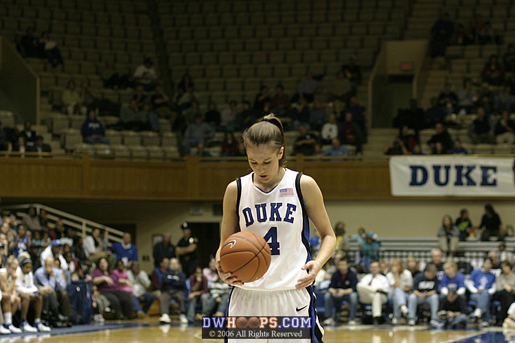 Abby Waner readies herself at the line