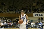 Abby Waner readies herself at the line