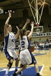 Tough defense from Alison Bales and Emily Waner
