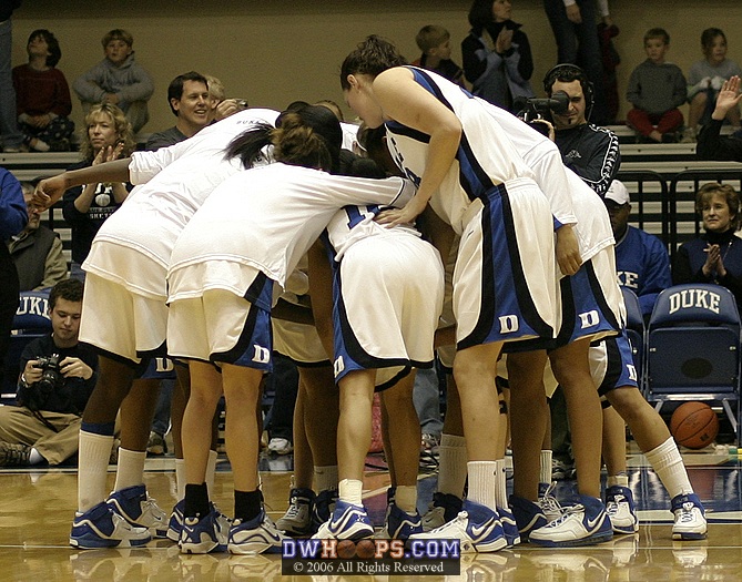 Duke Pregame Huddle