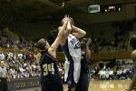 Brigitte Ardossi forces Alison Bales into a turnover