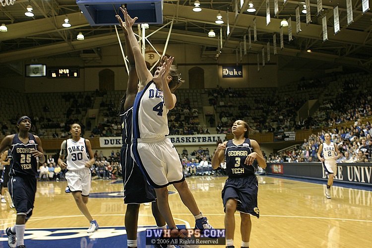 Abby Waner is unable to convert the layup, a rare miss in her 10-13 shooting evening.