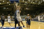 Abby Waner is unable to convert the layup, a rare miss in her 10-13 shooting evening.
