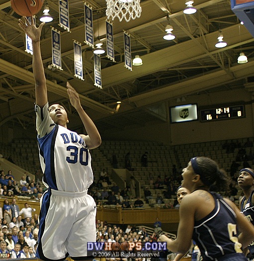 Carrem Gay converts a layup
