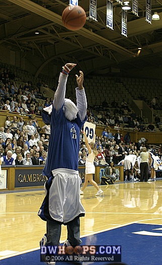 ...and this youngster converted the "no-look" shot with ease!