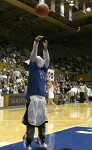 ...and this youngster converted the "no-look" shot with ease!