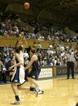 Wanisha Smith for 3, from Alison Bales, put Duke up 25-10