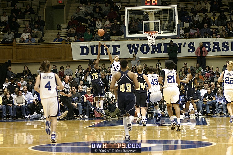...resulting in a Kentrina Wilson basket, making it 35-20 Duke.