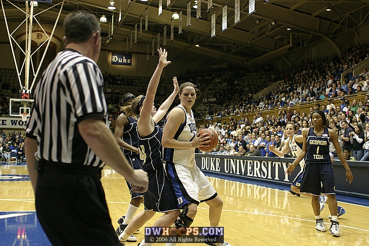 Alison Bales works toward the basket... (1 of 6)