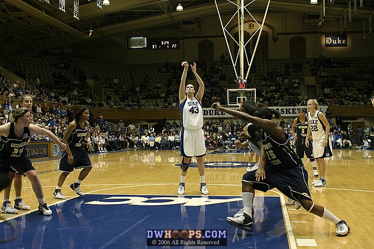 Bales missed the first free throw, but made the second.  (4 of 6)