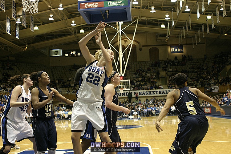 ...but the rebound ends up out of bounds.