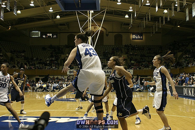 Alison Bales on defense early in the second half