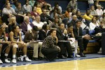 MaChelle Joseph and the Georgia Tech bench