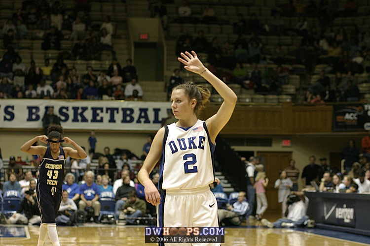 Emily Waner is serious about the inbounds pass...