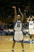 Harding made the first free throw, but missed the second