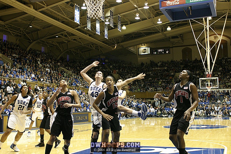 ...and puts in the short jumper to give Duke the lead back