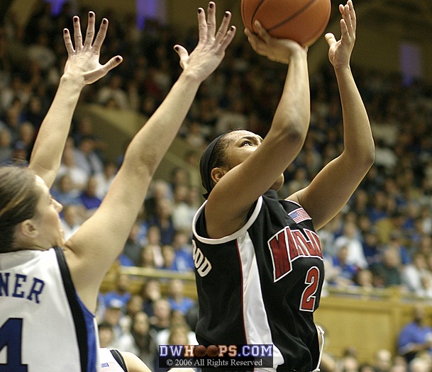 ...and her jumper closed the gap to 7, but then it was time for Duke's big run.
