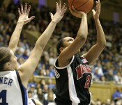...and her jumper closed the gap to 7, but then it was time for Duke's big run.