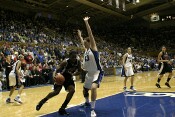 Crystal Langhorne drives