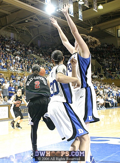 The strobe flashes again as Wiley-Gatewood sees an open Shay Doron...