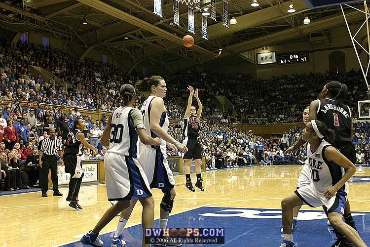 ...and Shay buries a long 2, ending Duke's 10-0 run.
