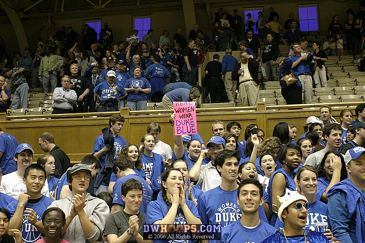 "Real Women Wear Duke Blue"