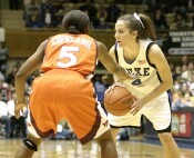 Kirby Copeland guards Abby Waner