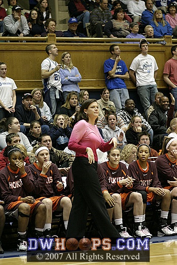 Virginia Tech Head Coach Beth Dunkenburger