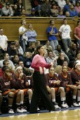 Virginia Tech Head Coach Beth Dunkenburger
