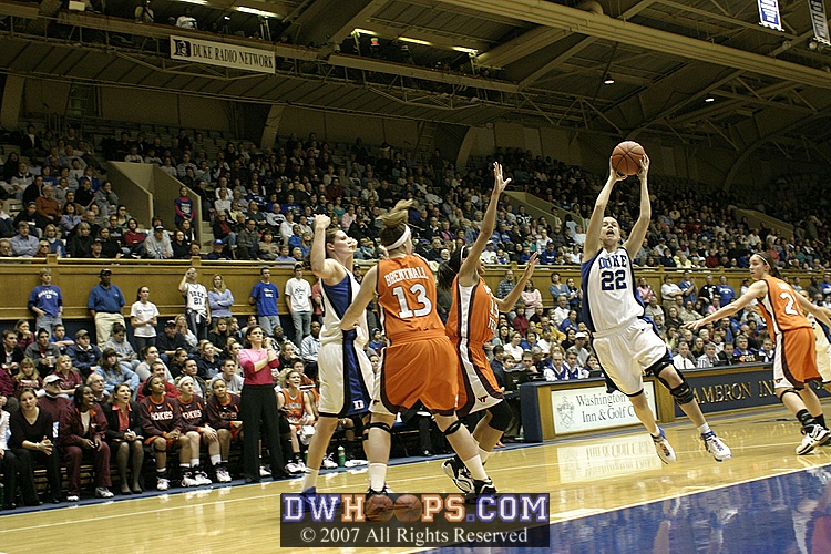 Brittany Mitch cuts to the basket...