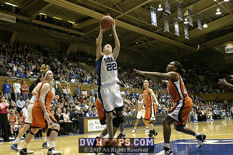...and is fouled from behind by Drye