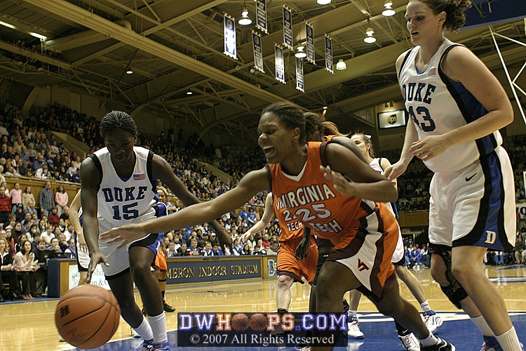 ...which ends up out to Duke